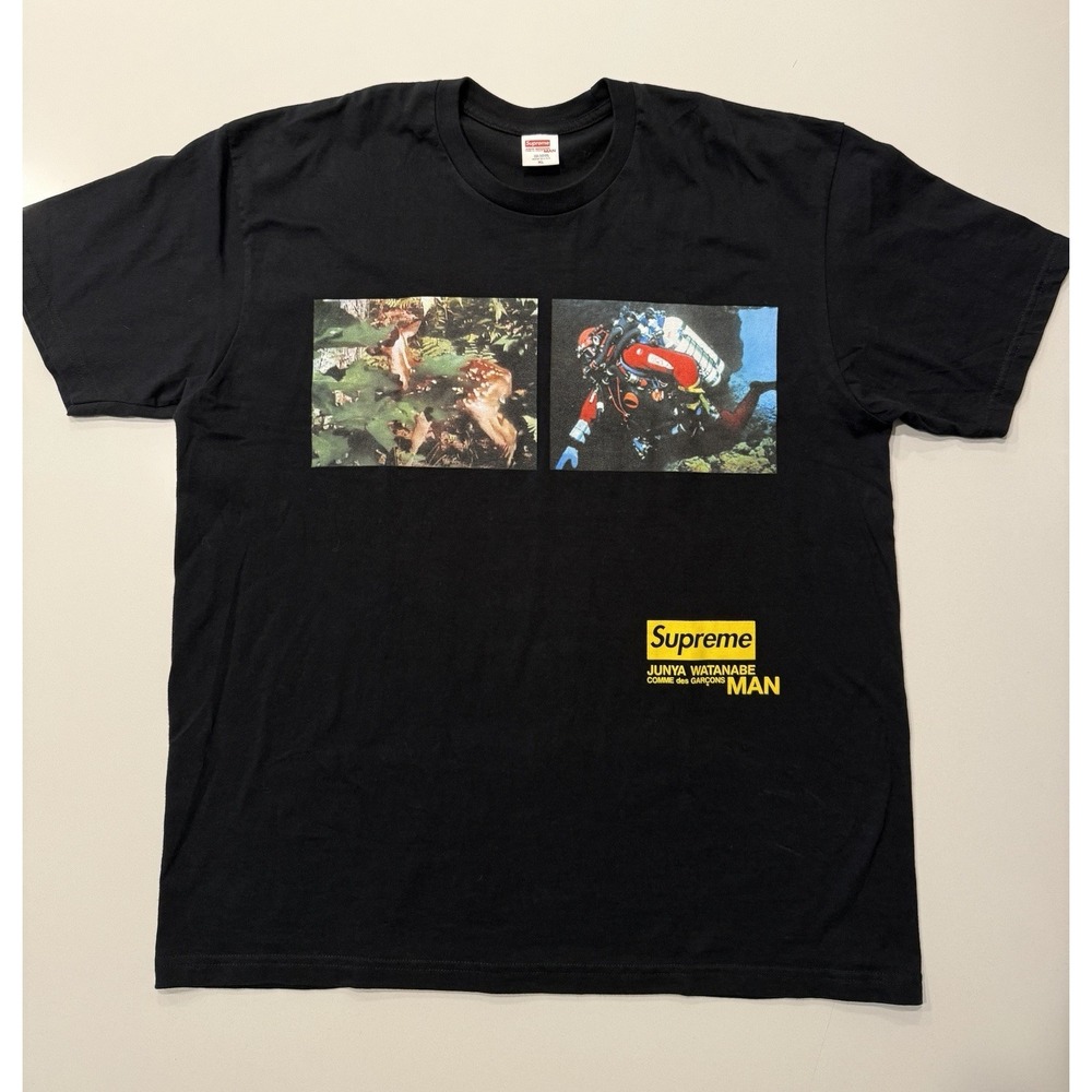Supreme Junya Watanabe Comme des Garcons Man Tee Black XL Streetwear Shirt